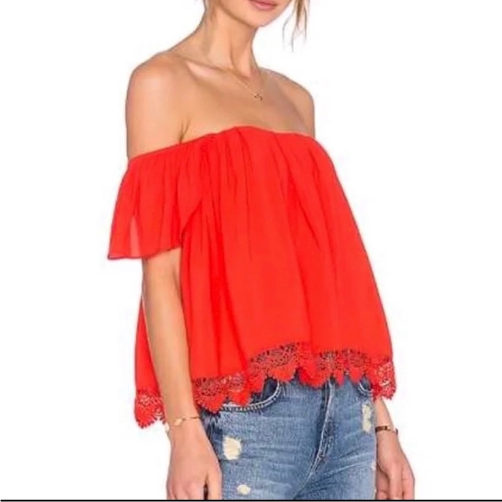Lovers + Friend Red Blouse